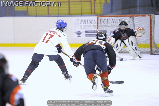 2016-02-07 Hockey Milano Rossoblu U14-Aosta B 0807 Andrea Fornasetti
